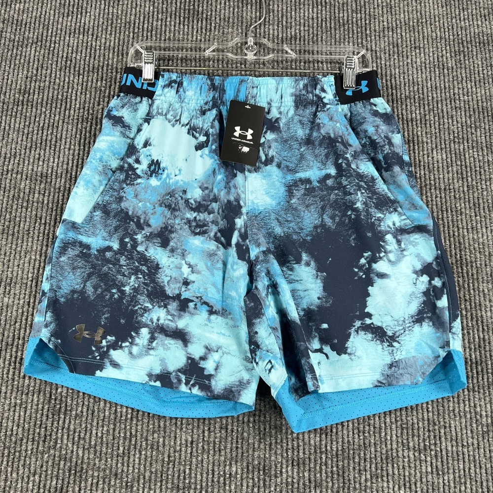 Under Armour Vanish Shorts Mens Medium Blue Workout Active Gym Casual New